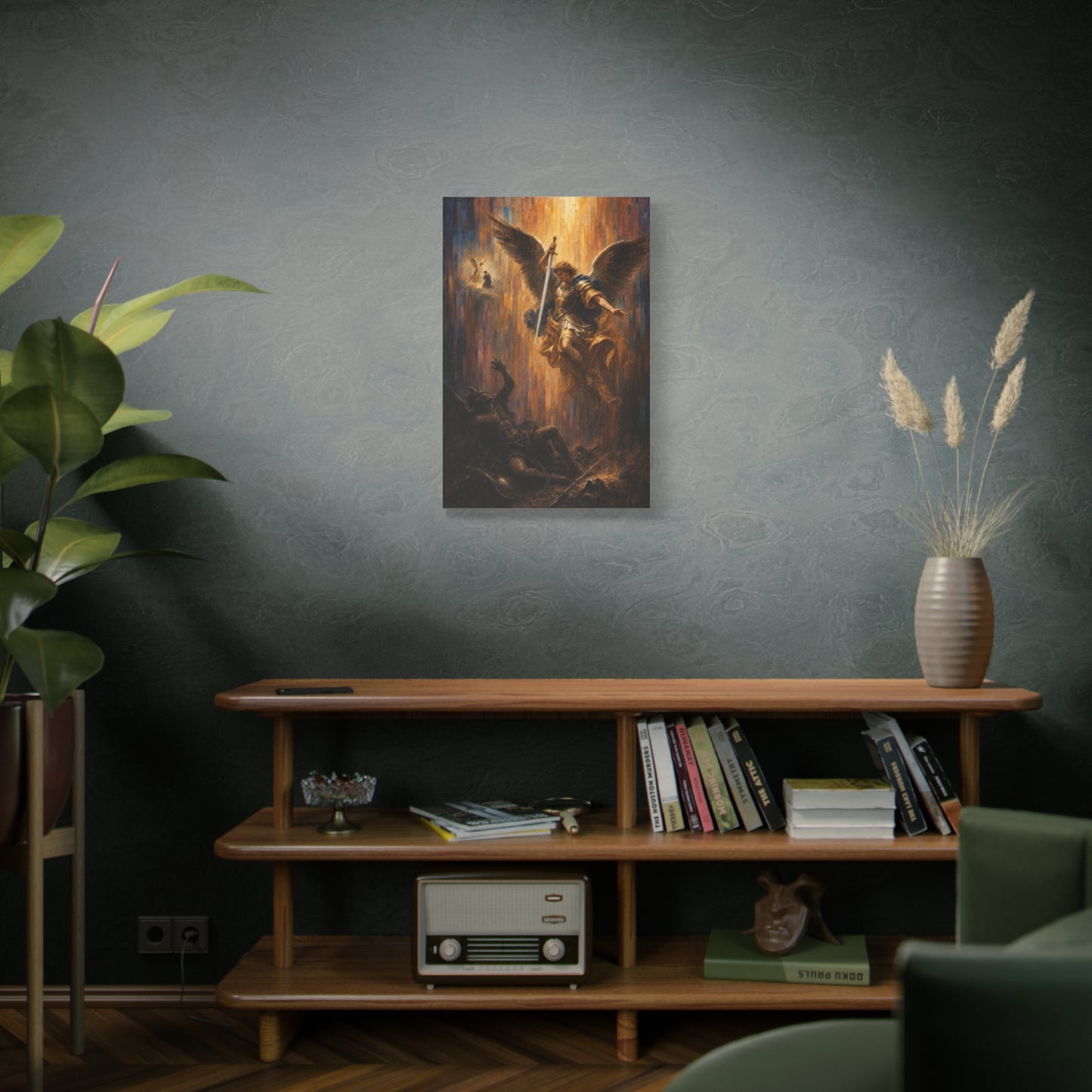 Michael Victorious | Sacred Tile - Canvas