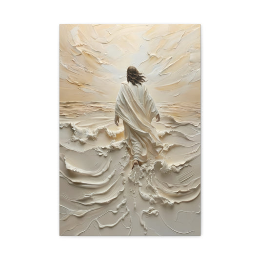 Jesus On Water I - Canvas