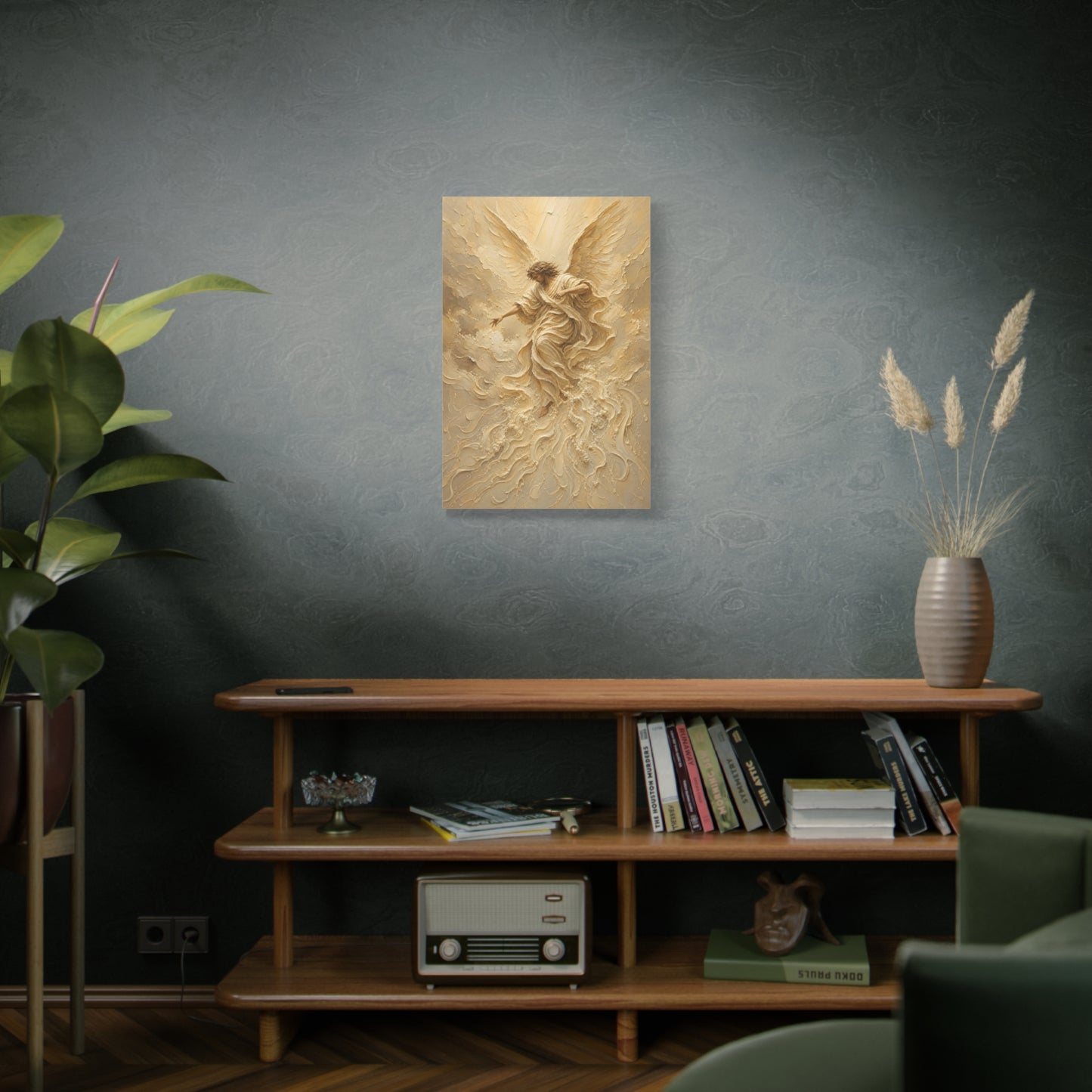 The Storm Herald | Cream Impasto - Canvas