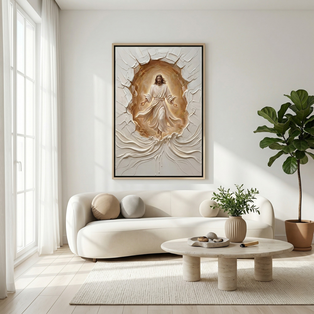 He Has Risen I - Framed Canvas