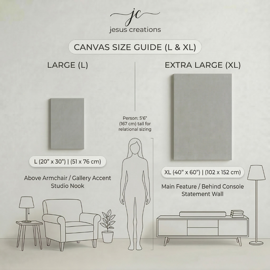 Jesus Comforting A Woman I - Canvas