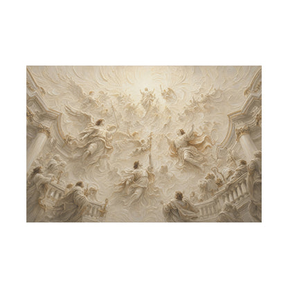 Heaven Opened | Ivory Relief - Canvas