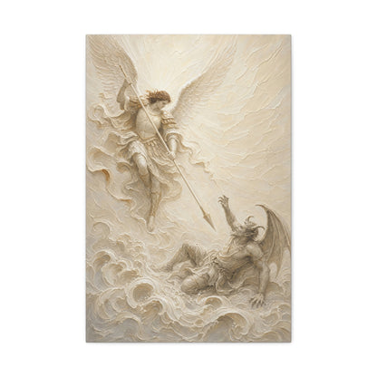 Michael Victorious II | Ivory Relief - Canvas
