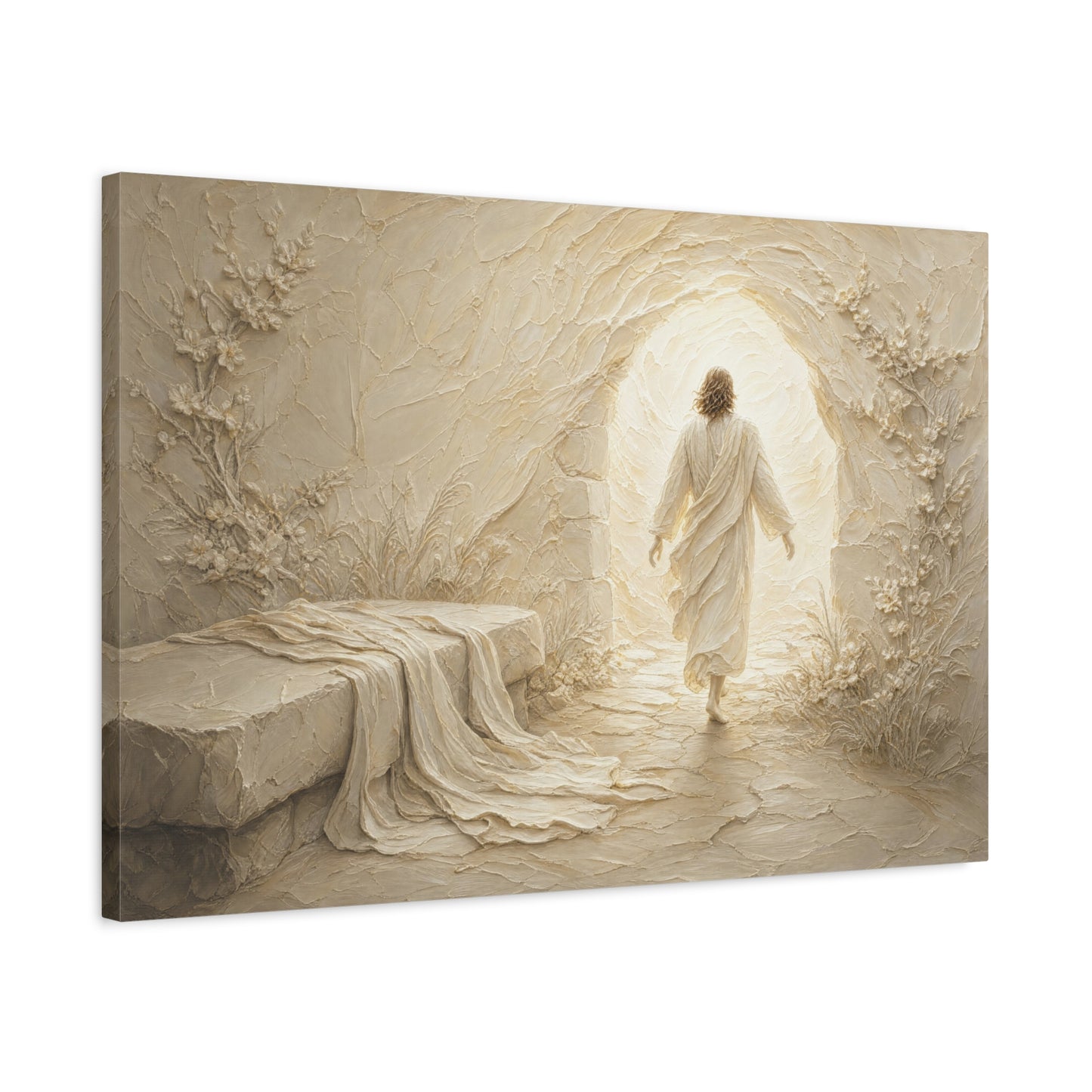 Alive Again | Ivory Relief - Canvas