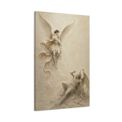 Michael Victorious III | Ivory Relief - Canvas