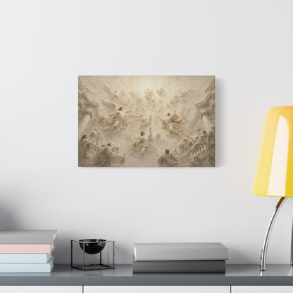 Heaven Opened | Ivory Relief - Canvas