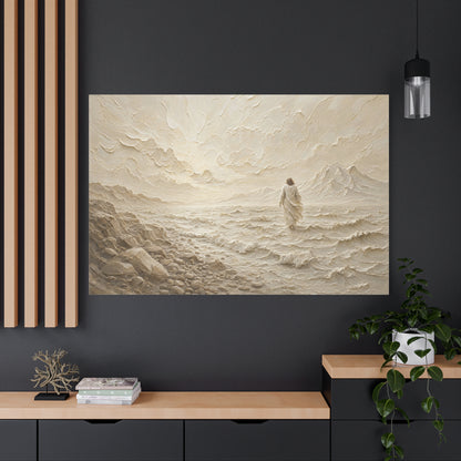 Don't Be Afraid | Ivory Relief - Canvas