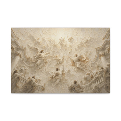 Heaven Opened | Ivory Relief - Canvas