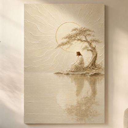 Jesus Under The Quiet Sun | Ivory Relief
