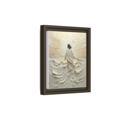 Jesus Walking On Water V - Framed Canvas