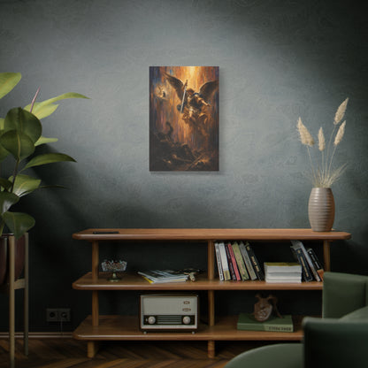 Michael Victorious | Sacred Tile - Canvas