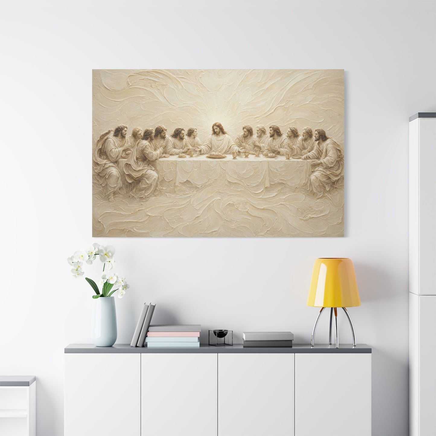 The First Communion | Ivory Relief - Canvas