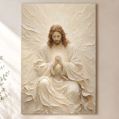 Christ In Prayer | Ivory Relief