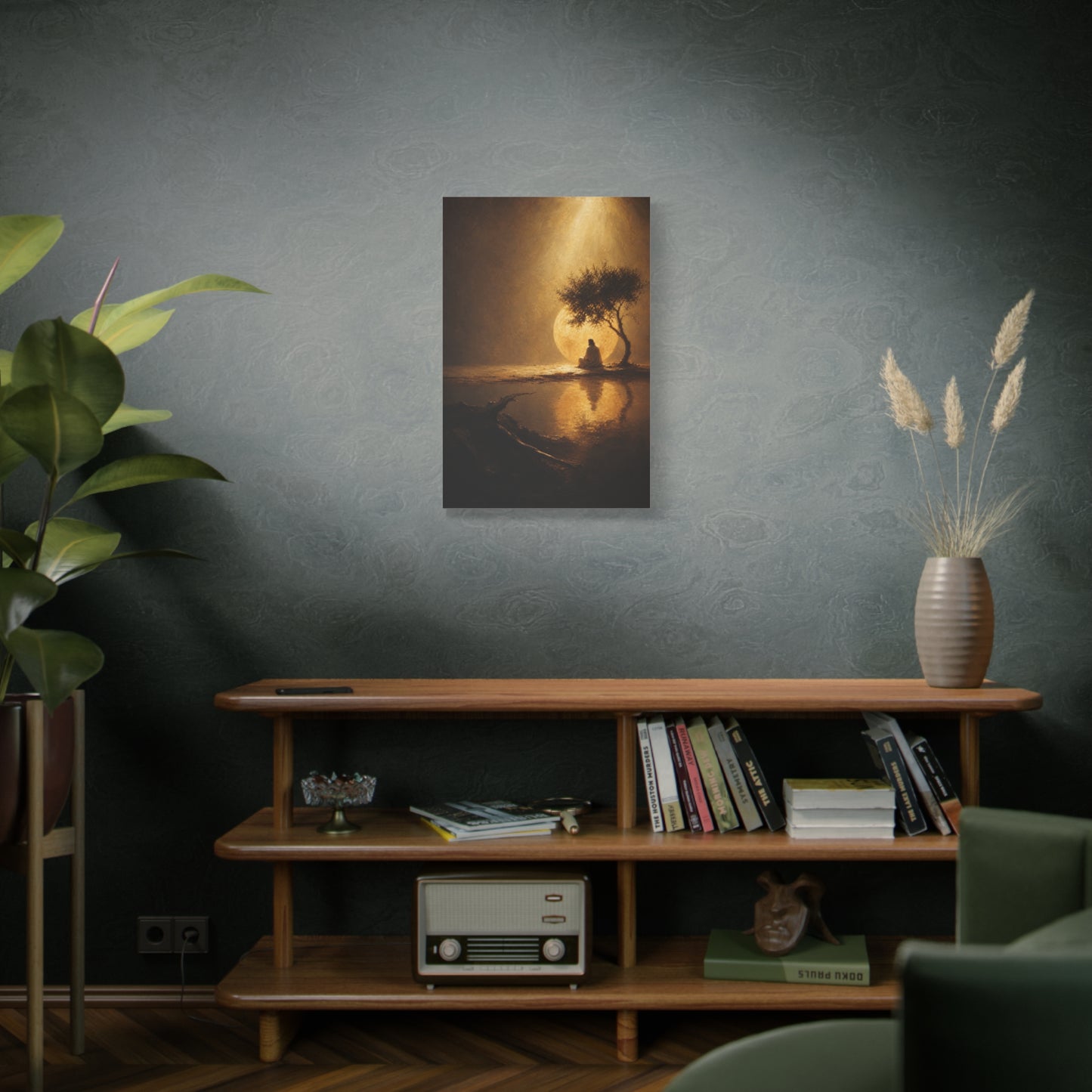 Jesus Under the Quiet Sun | Renaissance Shadow - Canvas