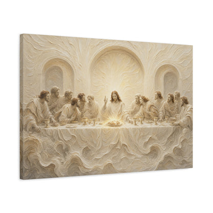 The Lord's Supper | Ivory Relief - Canvas