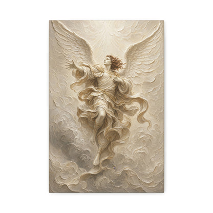 The Storm Herald II | Ivory Relief - Canvas