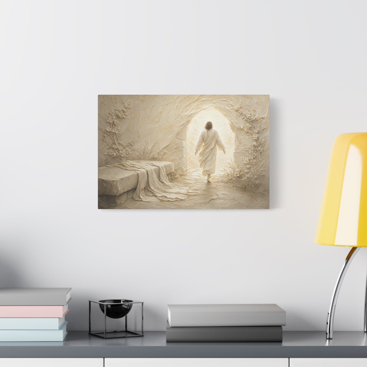 Alive Again | Ivory Relief - Canvas