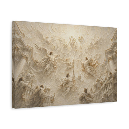 Heaven Opened | Ivory Relief - Canvas