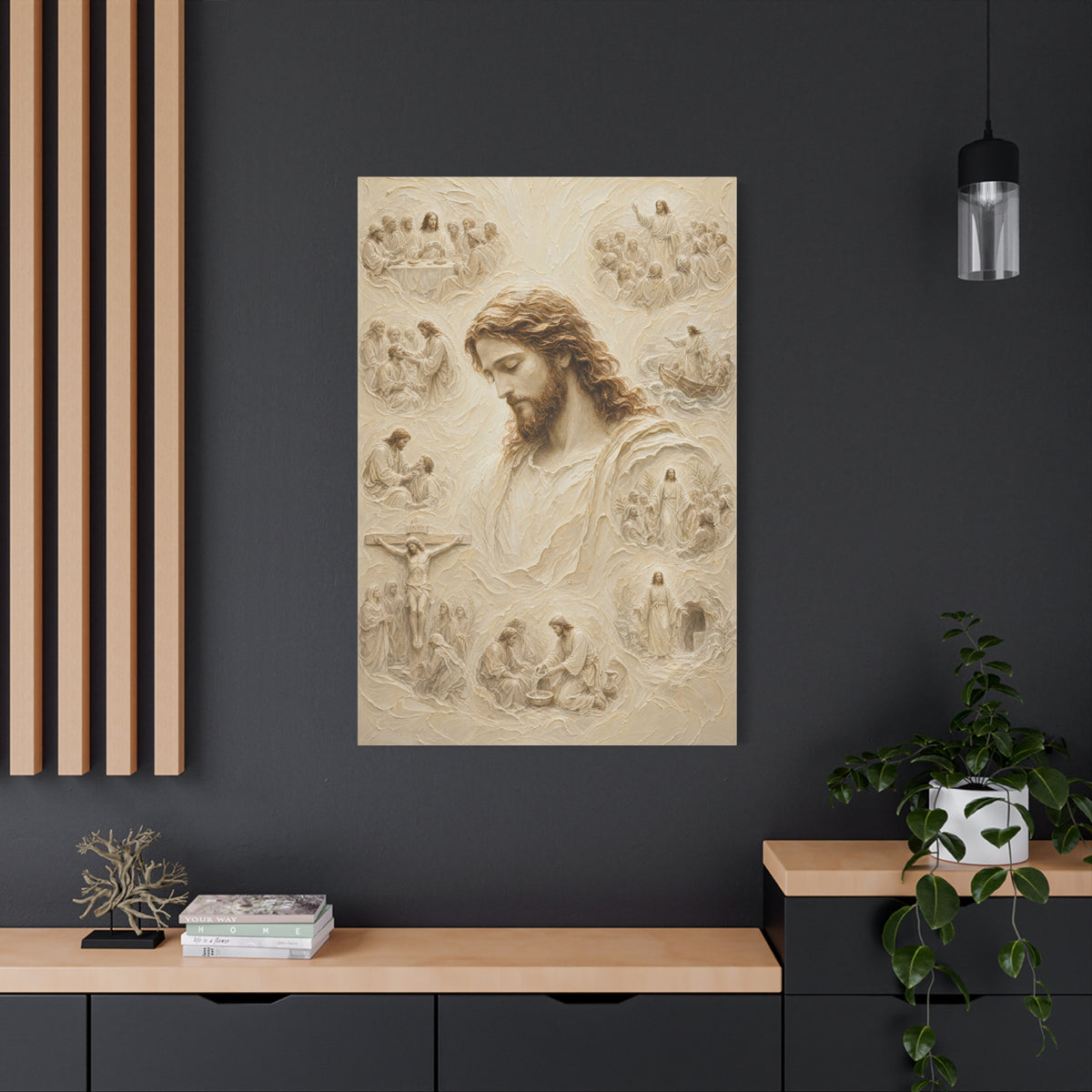 Crowned In Stillness | Ivory Relief