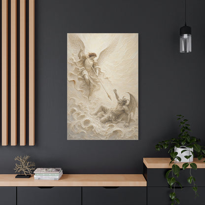 Michael Victorious II | Ivory Relief - Canvas
