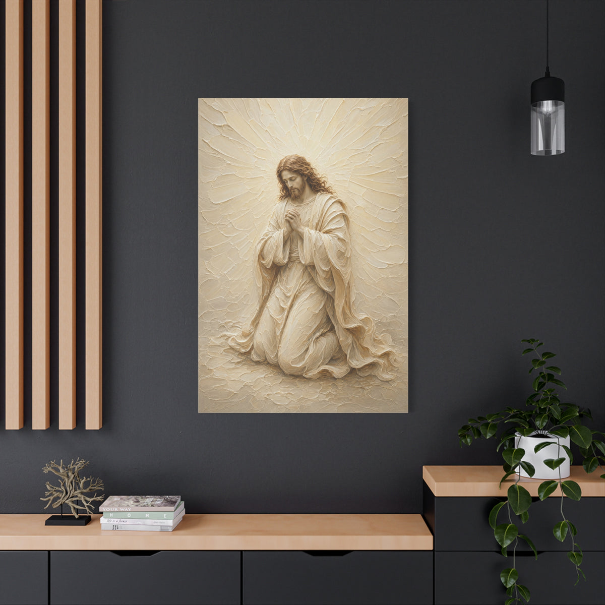 Christ At Vigil | Ivory Relief
