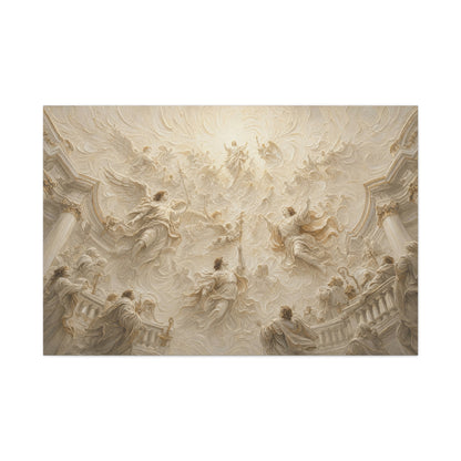 Heaven Opened | Ivory Relief - Canvas