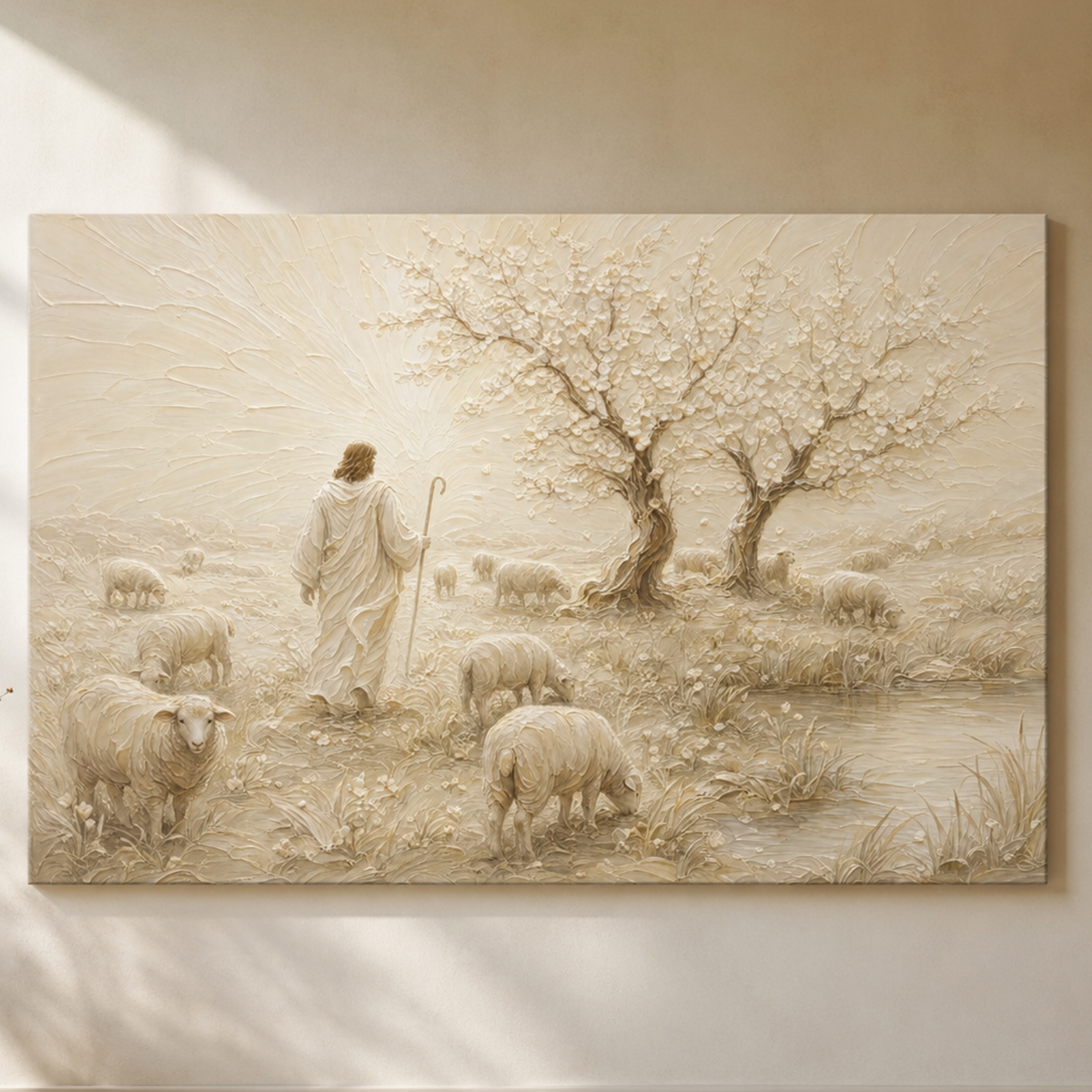 The Gentle Shepherd | Ivory Relief