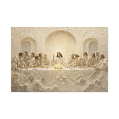 The Lord's Supper | Ivory Relief - Canvas