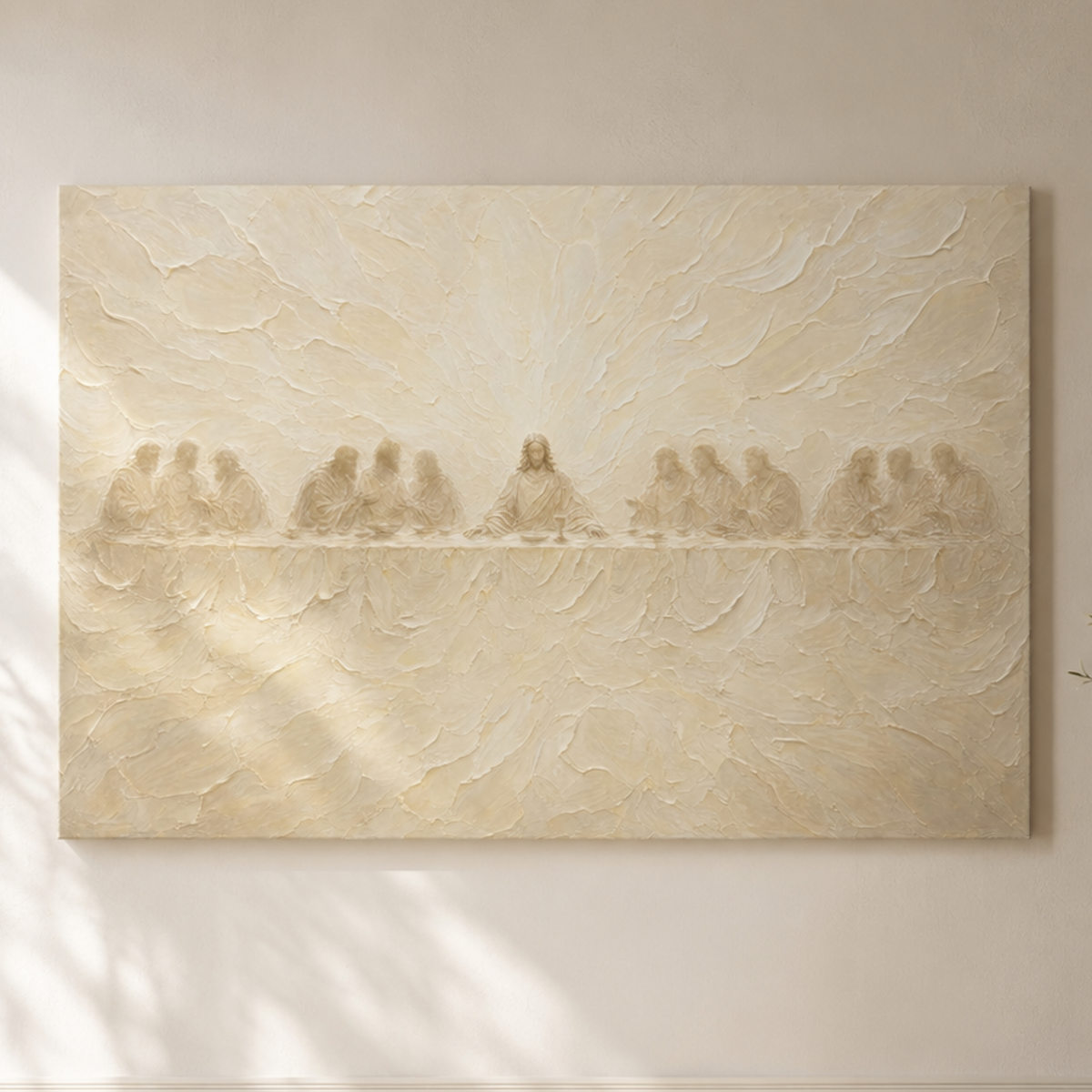 The Veiled Supper | Ivory Relief