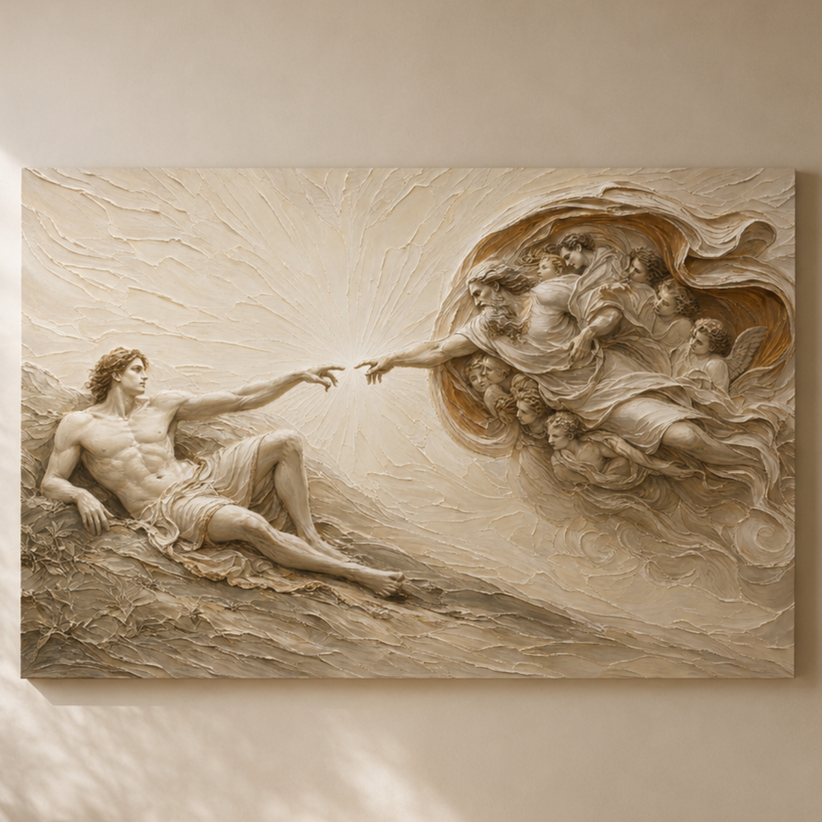 The Creation Of Adam | Ivory Relief