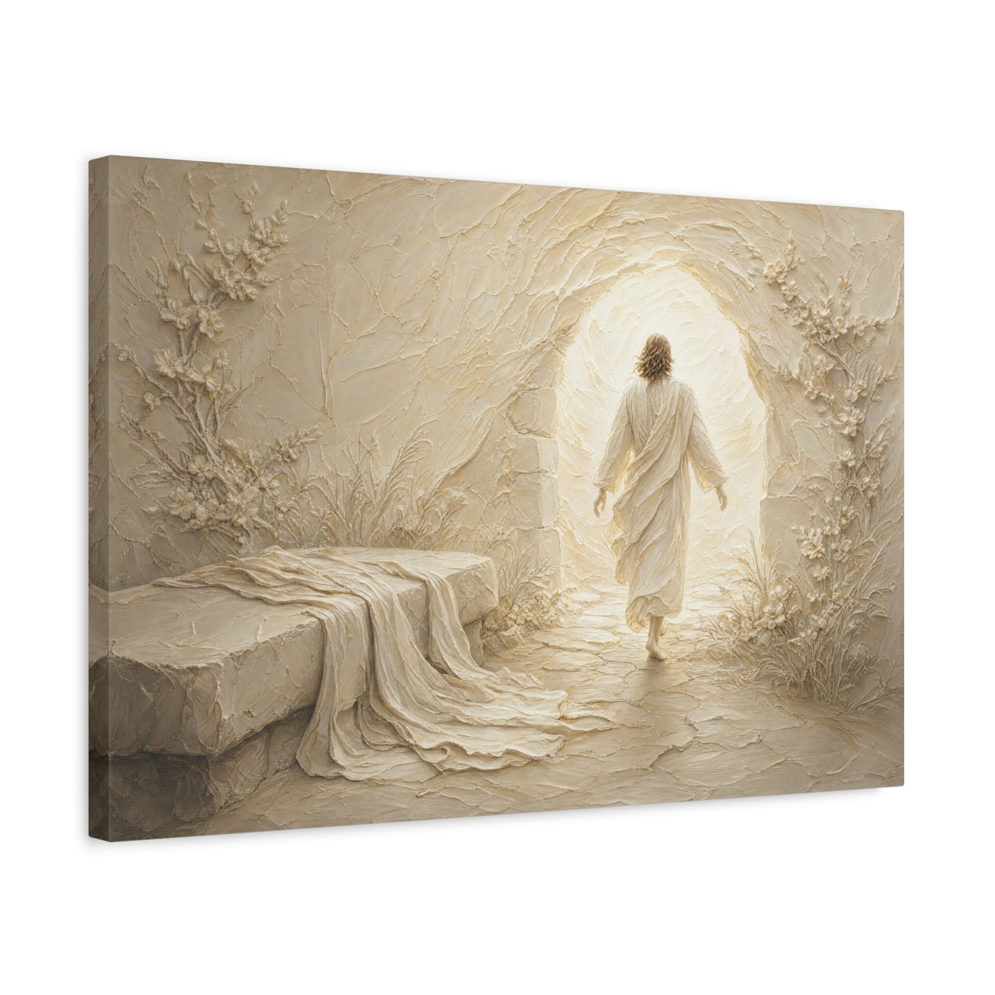 Alive Again | Ivory Relief - Canvas