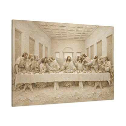 The Last Supper | Ivory Relief - Canvas