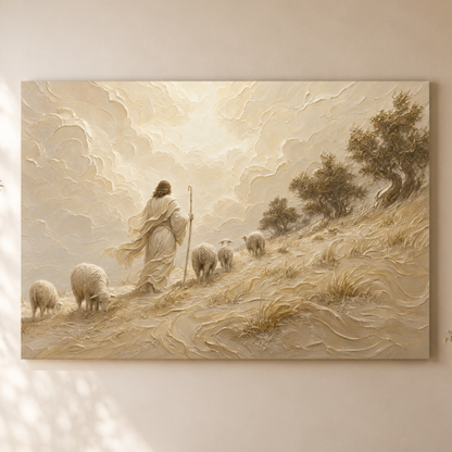 The Hillside Shepherd | Ivory Relief