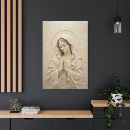 Madonna of Quiet Grace | Ivory Relief