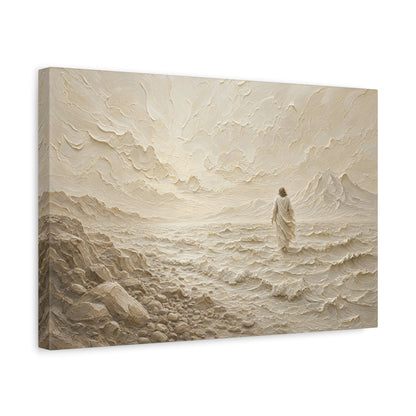 Don't Be Afraid | Ivory Relief - Canvas