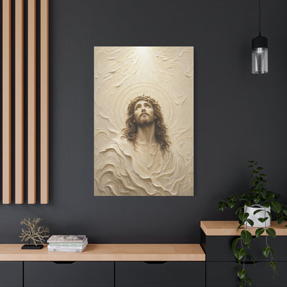 Eyes to Heaven | Ivory Relief - Canvas