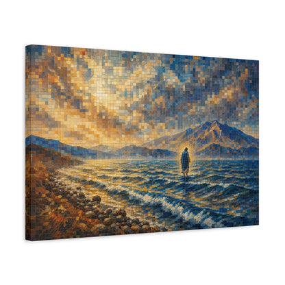 Don't Be Afraid | Stained Glass - Canvas