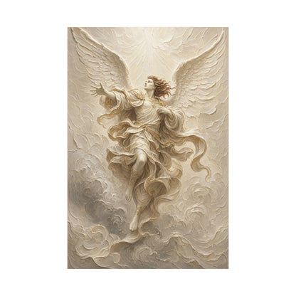 The Storm Herald II | Ivory Relief - Canvas