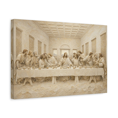The Last Supper | Ivory Relief - Canvas