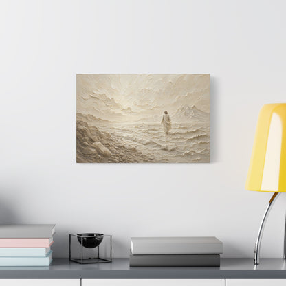 Don't Be Afraid | Ivory Relief - Canvas