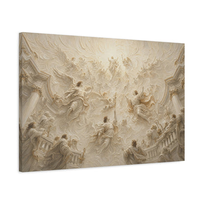 Heaven Opened | Ivory Relief - Canvas