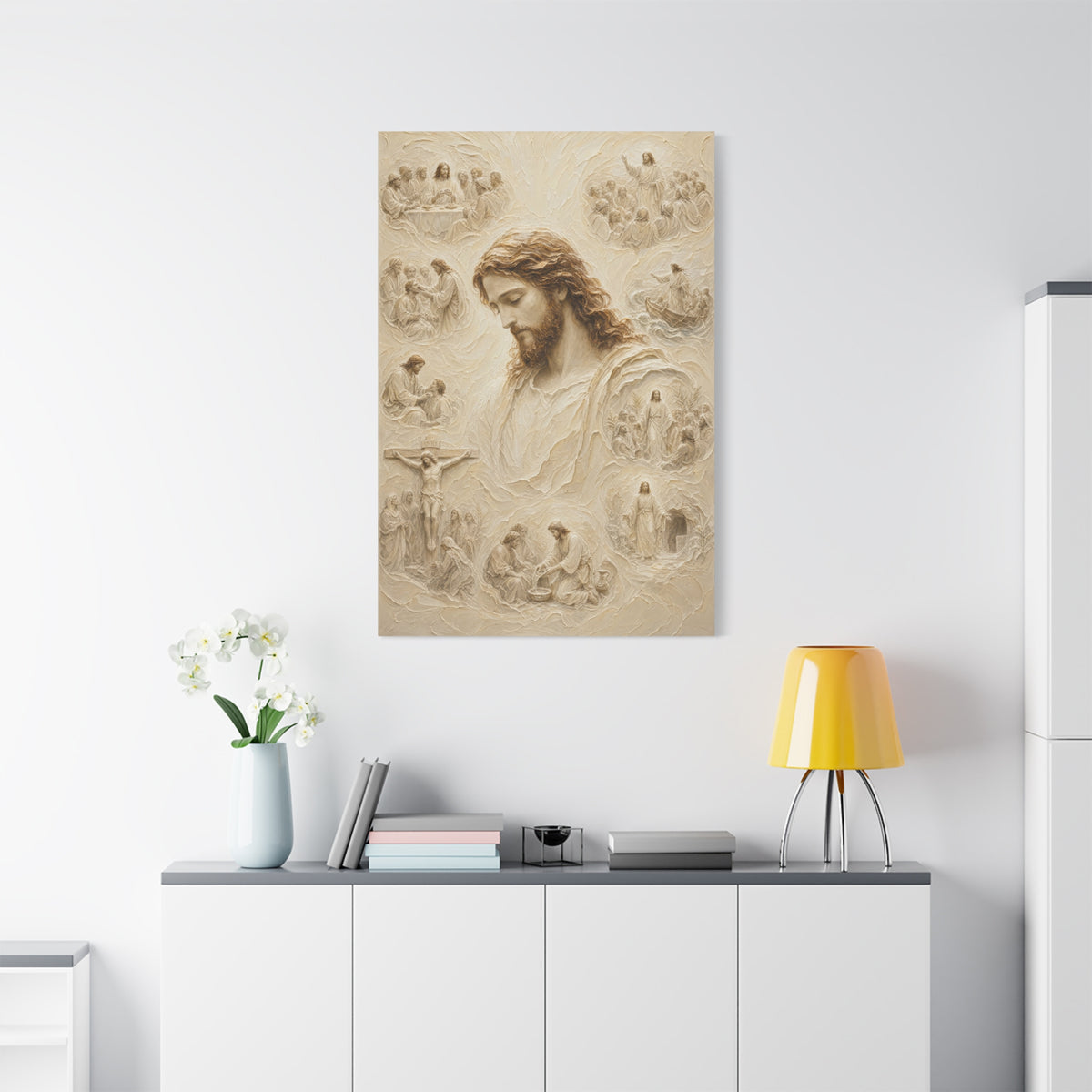 Crowned In Stillness | Ivory Relief