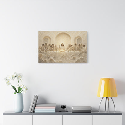 The Lord's Supper | Ivory Relief - Canvas