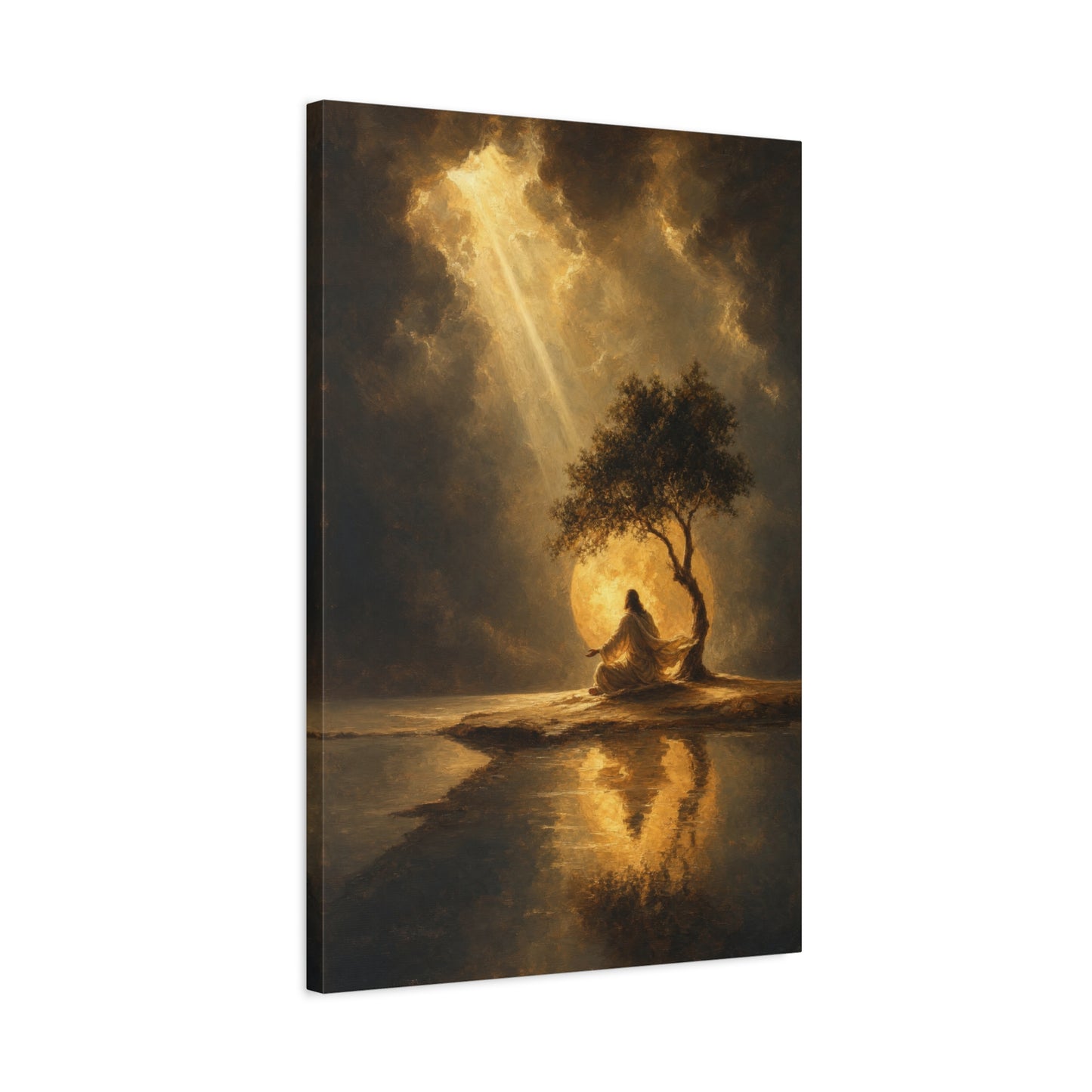 Jesus Under the Quiet Sun | Storm Light - Canvas
