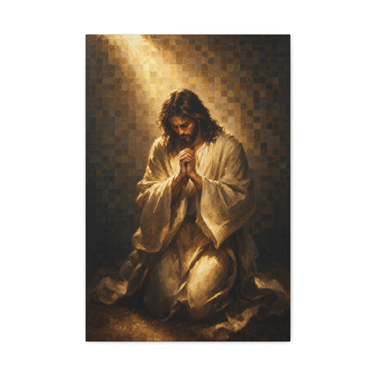Christ at Vigil | Storm Light - Canvas