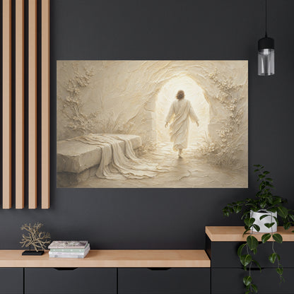 Alive Again | Ivory Relief - Canvas