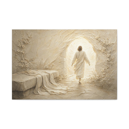 Alive Again | Ivory Relief - Canvas