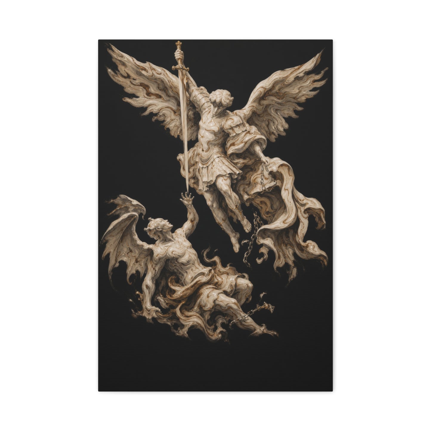 Michael Victorious | Cream Marble - Canvas