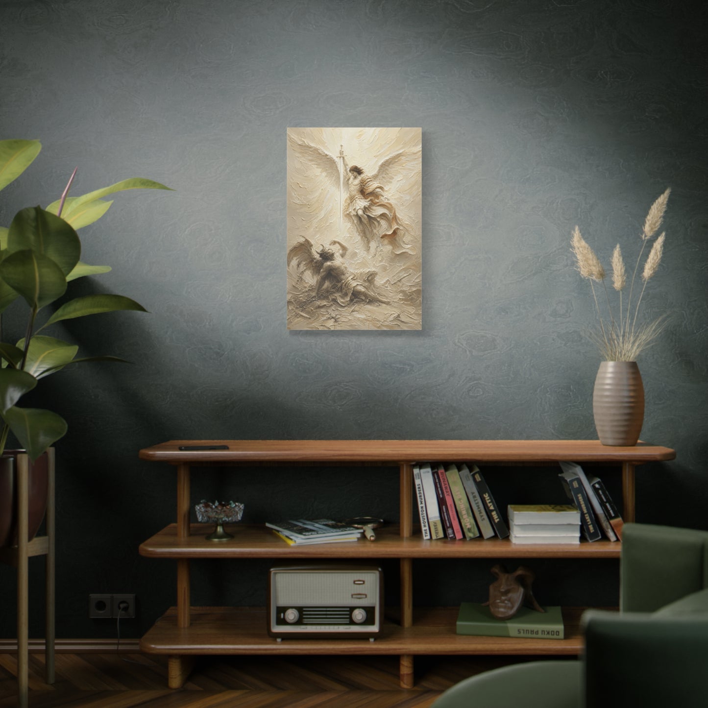 Michael Victorious | Cream Impasto - Canvas
