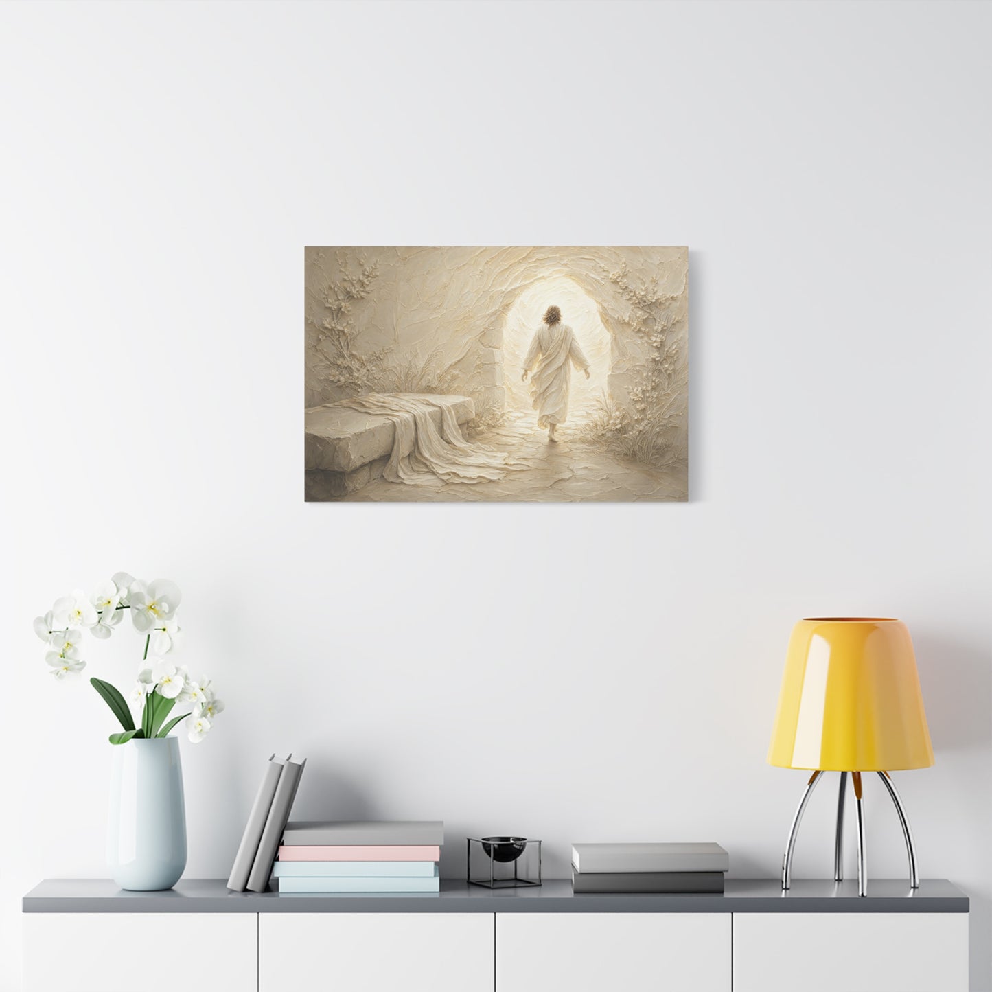 Alive Again | Ivory Relief - Canvas